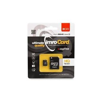 Pamäťová karta Imro microSD (TransFlash) SD 8 GB s adaptérom