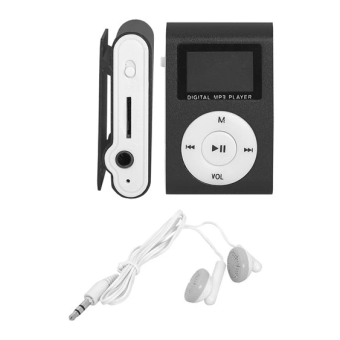 MP3 prehrávač SETTY s LCD + slúchadlá čierny