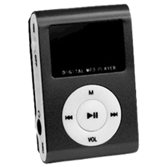 MP3 prehrávač SETTY s LCD + slúchadlá čierny