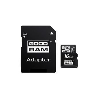 Pamäťová karta microSDHC 16GB Goodram s adaptérom