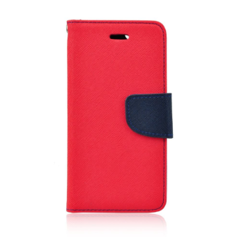 Diárové puzdro Fancy Book pre Samsung Galaxy J3 (2016) červeno-modré