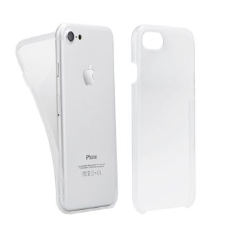 Silikónové puzdro 360 Full Cover pre Apple iPhone 7/8 transparentné