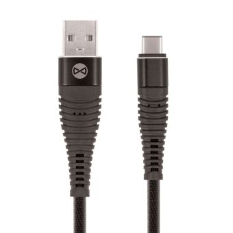 Kábel USB typ-C Forever Shark čierny