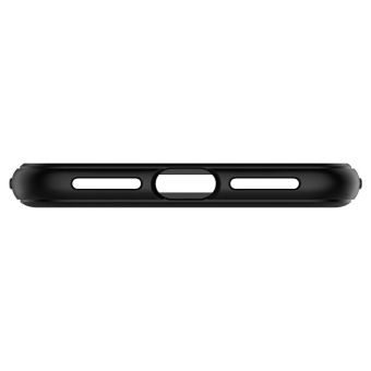 Silikónové puzdro na Apple iPhone X/XS Spigen Rugged Armor čierne 