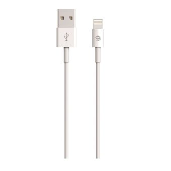 Apple lightning kábel Devia 8-pin 2 m biely