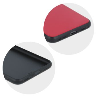 Plastové puzdro Glass case pre Apple iPhone XS Max červené 