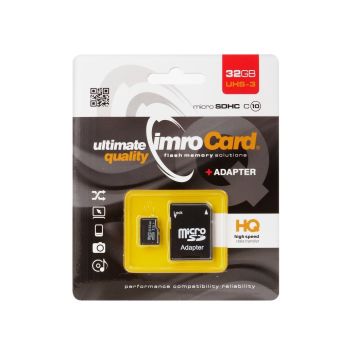 Pamäťová karta microSD 32GB Imro s adaptérom