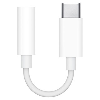 Redukcia Apple MU7E2ZM/A, USB-C(M) na 3.5mm audio jack(F), biela (Blister)