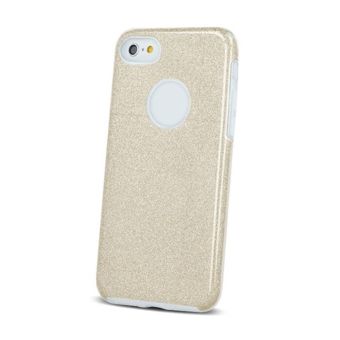 Silikónové puzdro na Apple iPhone 11 Pro Max Glitter 3in1 zlaté