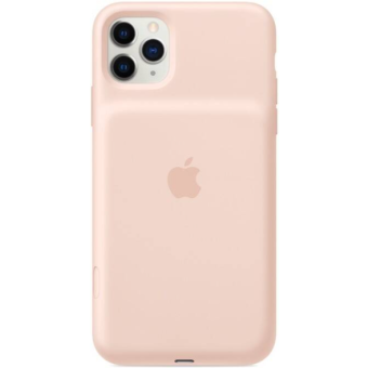 Plastové puzdro Apple na Apple iPhone 11 Pro Max MWVR2ZY/A Smart Battery Case with Wireless Charging Pink Sand