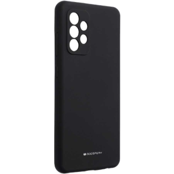 Silikónové puzdro na Apple iPhone X/XS Mercury Silicone čierne