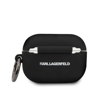 Puzdro Karl Lagerfeld Silikonový na Airpod Pro KLACAPSILGLBK čierne