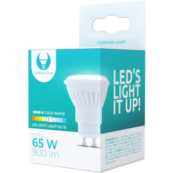 LED žiarovka GU10 10W 230V 6000K 1000lm ceramic Forever Light