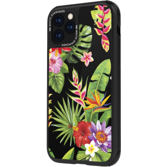 Odolné puzdro na Apple iPhone 11 Pro White Diamonds Tough Jungle kvety