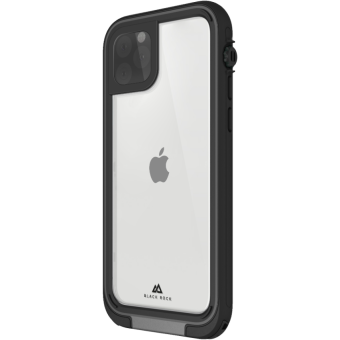 Odolné puzdro na Apple iPhone 11 Pro Max Black Rock Robust Transparent čierne