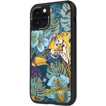 Odolné puzdro na Apple iPhone 11 Pro White Diamonds Tough Jungle tiger