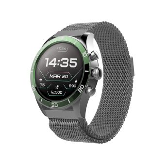 Smart hodinky Forever AMOLED ICON AW-100 zelené