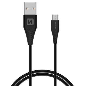Kábel USB/micro USB Swissten čierny 1,5 m