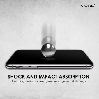 Tvrdené sklo na Apple iPhone 12 Mini X-ONE Full Cover Extra Strong Matte 9H Full Glue čierne