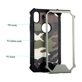 Silikónové puzdro Army Camouflage TPU pre Samsung Galaxy A51 A515 zelené