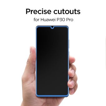 Tvrdené sklo na Huawei P30 Pro Spigen GlassTr Slim čierne