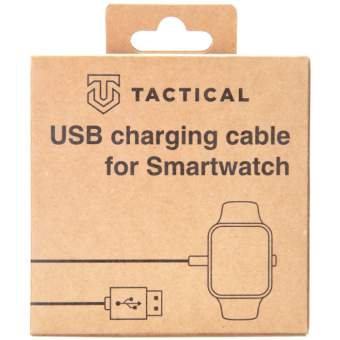 Nabíjací kábel na Fitbit Versa 3/Sense Tactical USB čierny 