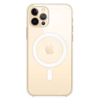Plastové puzdro Apple na Apple iPhone 12/12 Pro MHLM3ZM/A Clear Case with MagSafe transparentné