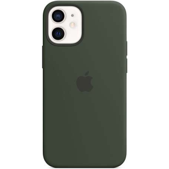 Silikónové puzdro Apple na Apple iPhone 12 Mini MHKR3ZM/A Silicone Case with MagSafe Cypress Green