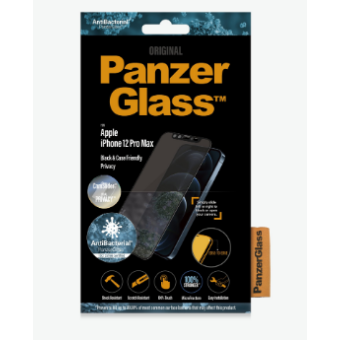 Tvrdené sklo na Apple iPhone 12 Pro Max PanzerGlass Privacy Case Friendly CamSlider čierne