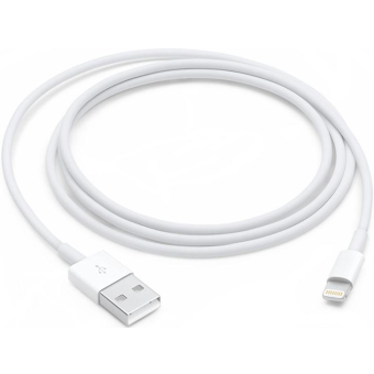 Kábel Apple MD818ZM/A, USB-A na Lightning, 1m, biely (Bulk)