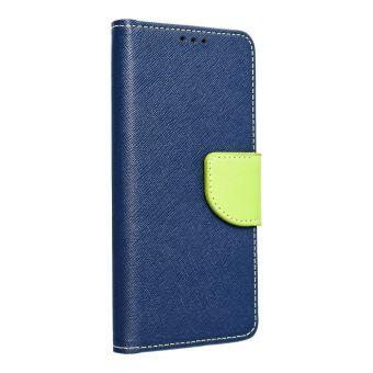 Diárové puzdro na Samsung Galaxy S21 Plus 5G Fancy Book modro limetkové