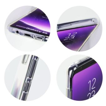 Silikónové puzdro Jelly Roar pre Samsung Galaxy S21 5G transparentné