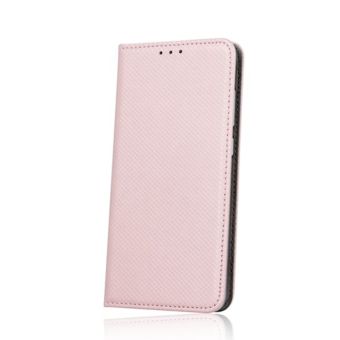 Diárové puzdro na Samsung Galaxy A12 A125 Smart Magnet ružovo zlaté