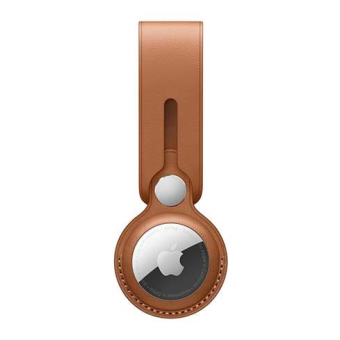Kožená kľúčenka na Apple AirTag hnedá