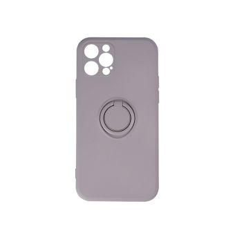 Silikónové puzdro na Apple iPhone 7/8/SE 2020 Finger Grip sivé