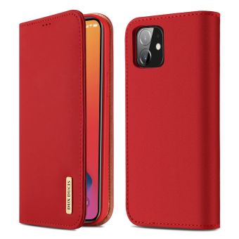 Diárové puzdro na Apple iPhone 12/12 Pro Dux Ducis Wish červené
