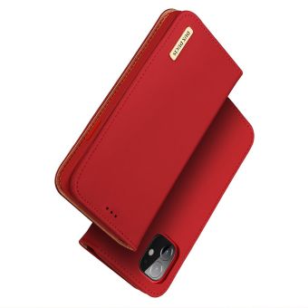 Diárové puzdro na Apple iPhone 12/12 Pro Dux Ducis Wish červené
