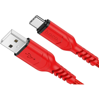 Kábel HOCO Victory X59, USB na USB-C 3A, 1m, červený