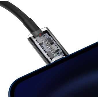 Kábel Baseus Superior CATLYS-C01, USB-C to Lightning, Fast Charge 20W, 2m, čierny