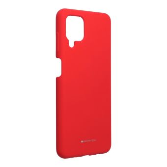 Silikónové puzdro na Samsung Galaxy A12/M12 Mercury Silicone červené