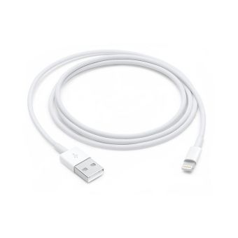 Sieťová nabíjačka Apple A1400 5W MD813ZM/A + kábel MD818ZM/A lightning biela (Bulk)