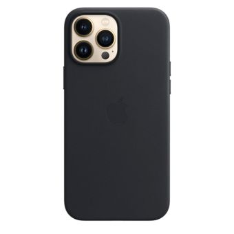 Kožené puzdro Apple na Apple iPhone 13 Pro Max MM1R3ZM/A Leather Case with MagSafe Midnight