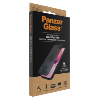 Tvrdené sklo na Apple iPhone 13 mini PanzerGlass Case Friendly Privacy AB čierne