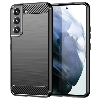 Silikónové puzdro na Samsung Galaxy S22 Plus 5G Forcell Carbon čierne