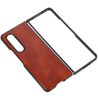 Kožené puzdro na Samsung Galaxy Z Fold 3 5G Beline Leather hnedé