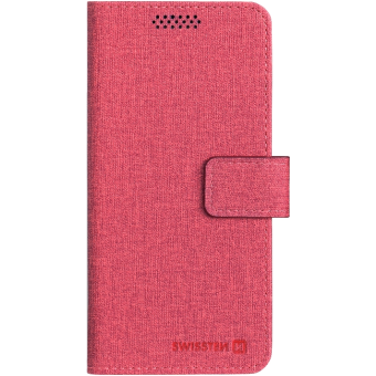 Univerzálne puzdro Swissten Libro Uni XL(158x80mm) červené