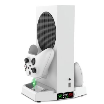 Multifunkčný nabíjací stojan iPega XBS011 pre Xbox Series S biely