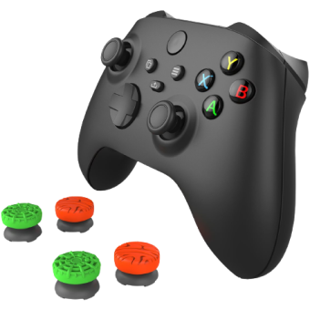 iPega XBX009, krytky ovládania pre Xbox ovládač oranžové/zelené