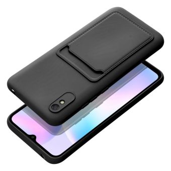 Silikónové puzdro na Xiaomi Redmi 9A/9AT/9i Forcell Card čierne