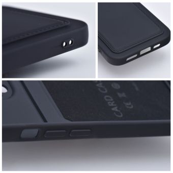 Silikónové puzdro na Apple iPhone 13 Pro Max Forcell Card čierne